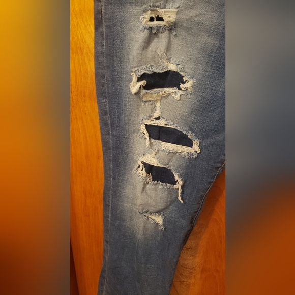 American Eagle Super Stretch Skinny Distressed Jeans size 20 *Short* - Picture 5 of 8